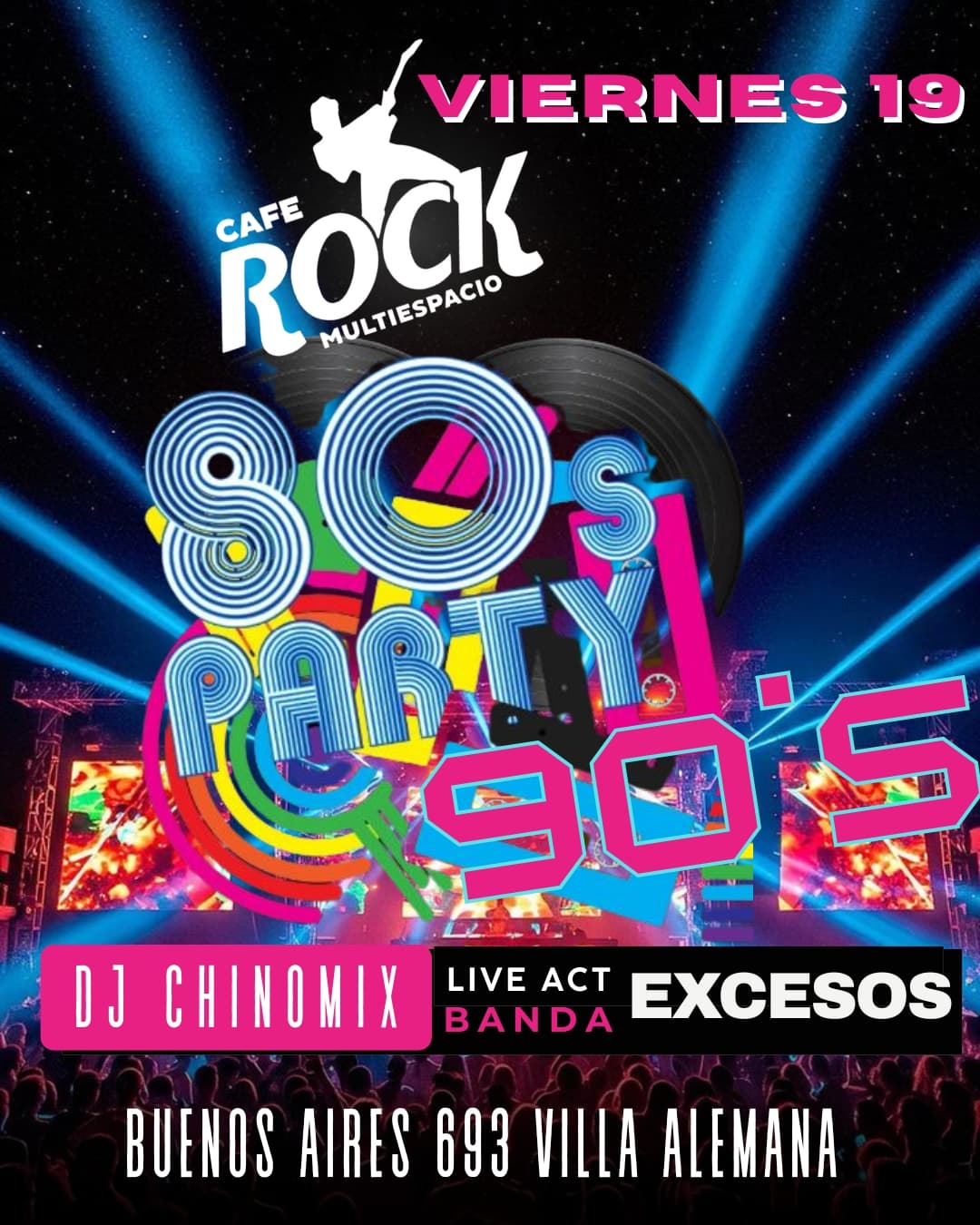 Viernes Fiesta 80/90 + Banda Excesos  image