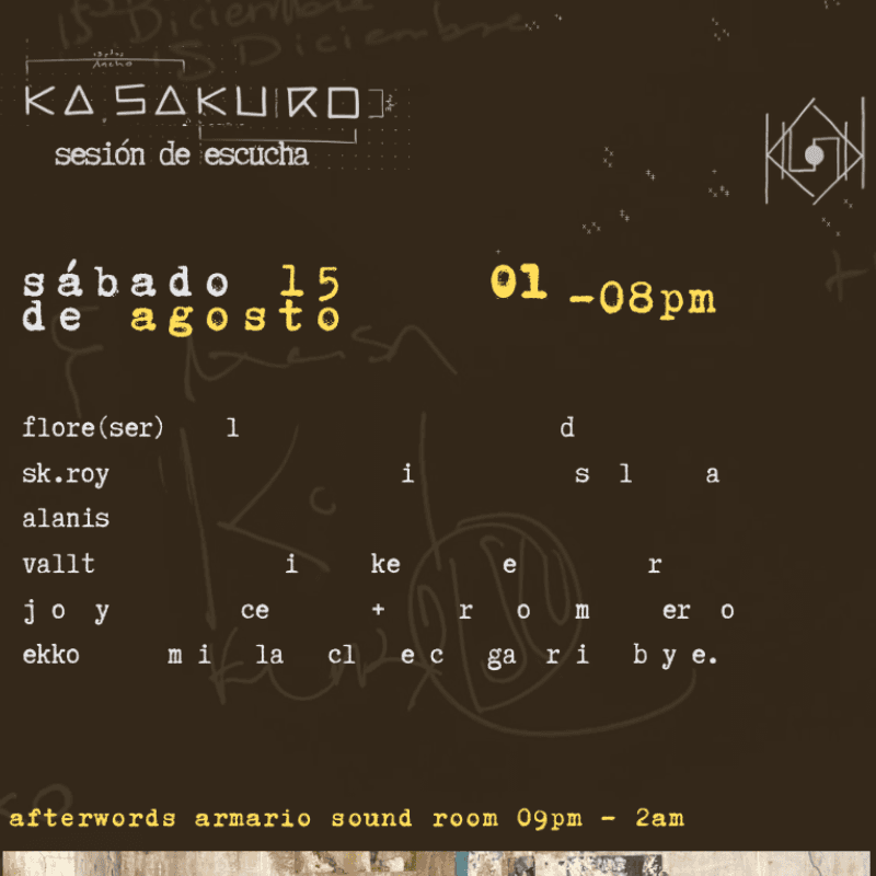 KASA KURO / sesión de escucha