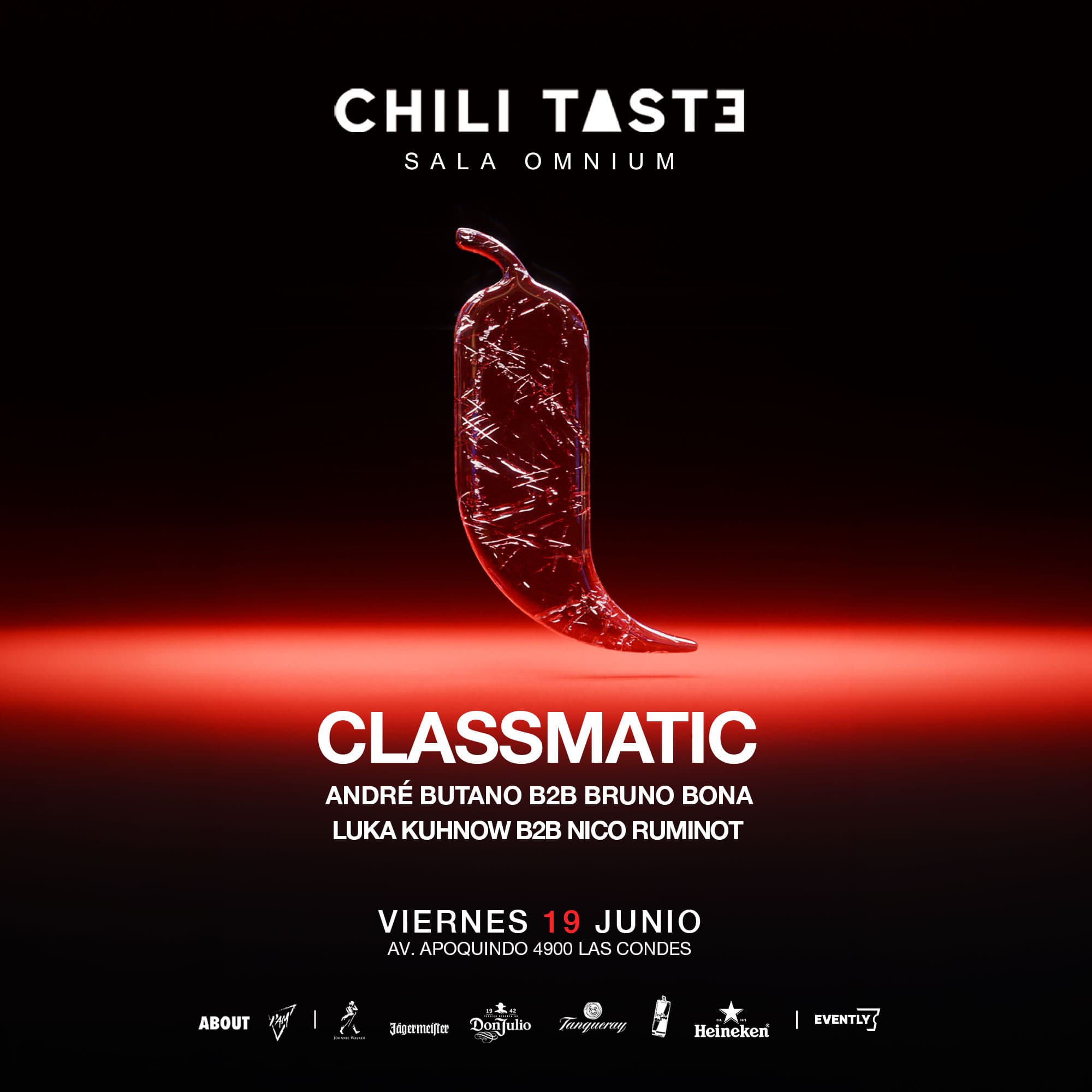 CHILITASTE ◆ CLASSMATIC ◆  SALA OMNIUM (Viernes 19.05)  image